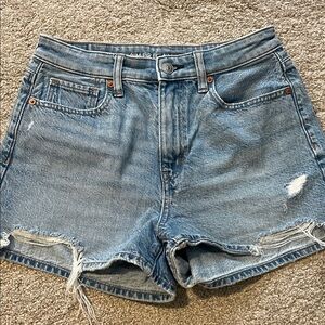 American Eagle Distressed Mom Shorts